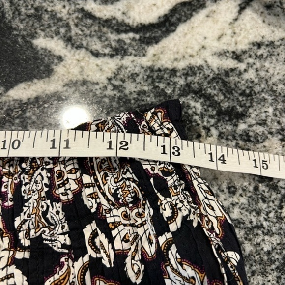 Anthropologie Paisley Pin Tuck Mini skirt with Pockets - Picture 3 of 11